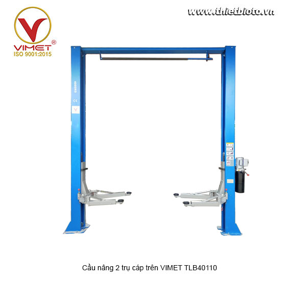 Cầu nâng 2 trụ cáp trên VIMET TLB40110