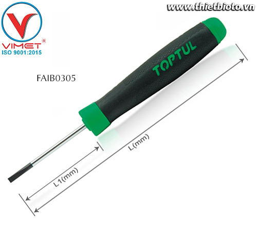 Tua vít dẹp Toptul FAIB0305