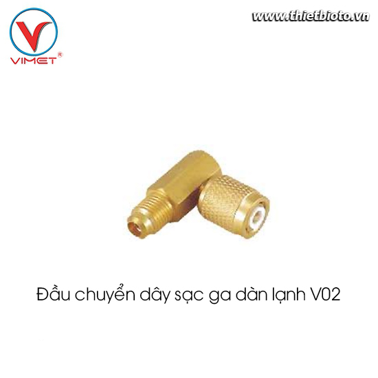 Đầu chuyển dây sạc ga dàn lạnh V02