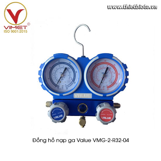 Đồng hồ nạp ga Value VMG-2-R32-04