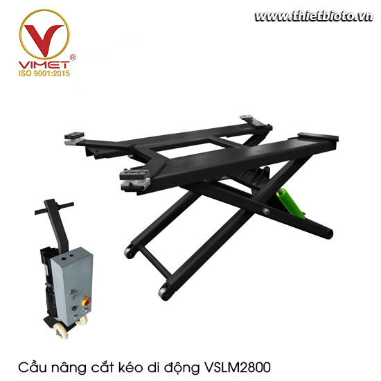 Cầu nâng ô tô cắt kéo di động VIMET VSLM2800