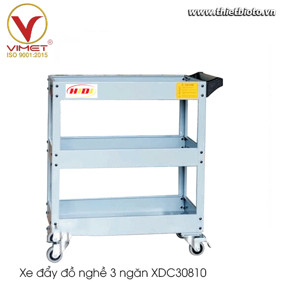 Xe đẩy đồ nghề 3 ngăn XDC30810