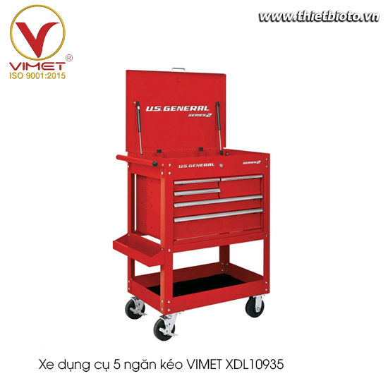 Xe dụng cụ 5 ngăn kéo Vimet XDL10935