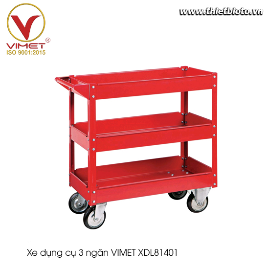 Xe dụng cụ 3 ngăn Vimet XDL81401