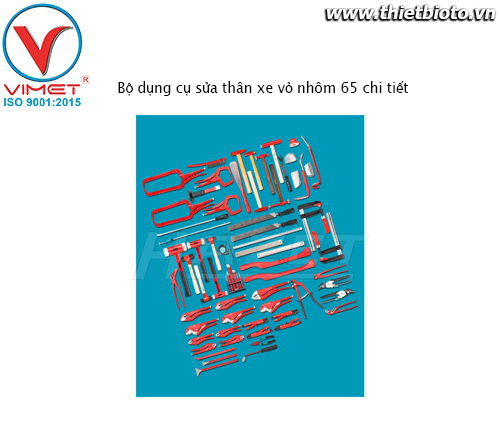 Bộ dụng cụ sửa thân xe vỏ nhôm 65 chi tiết