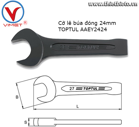 Cờ lê búa đóng 24mm TOPTUL AAEY2424