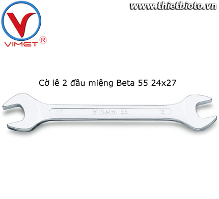 Cờ lê 2 đầu miệng Beta 55 24x27