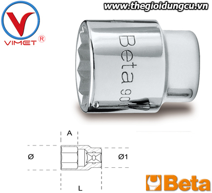 Đầu tuýp Beta 900 AS/MB3/16