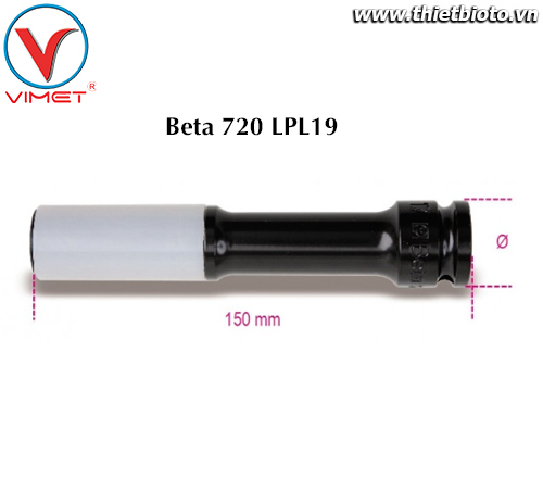 Đầu tuýp lục giác 19mm Beta 720 LPL19