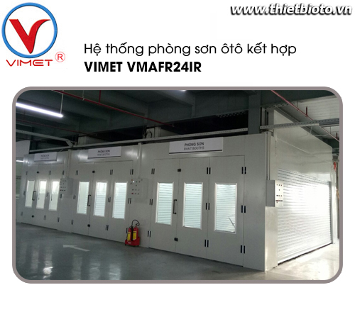 Hệ thống phòng sơn kết hợp xử lý khí xả bằng tia UV VMAFR24IR