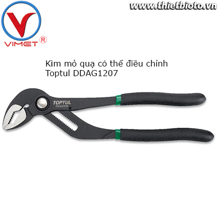 Kìm mỏ quạ có điều chỉnh Toptul DDAG1207