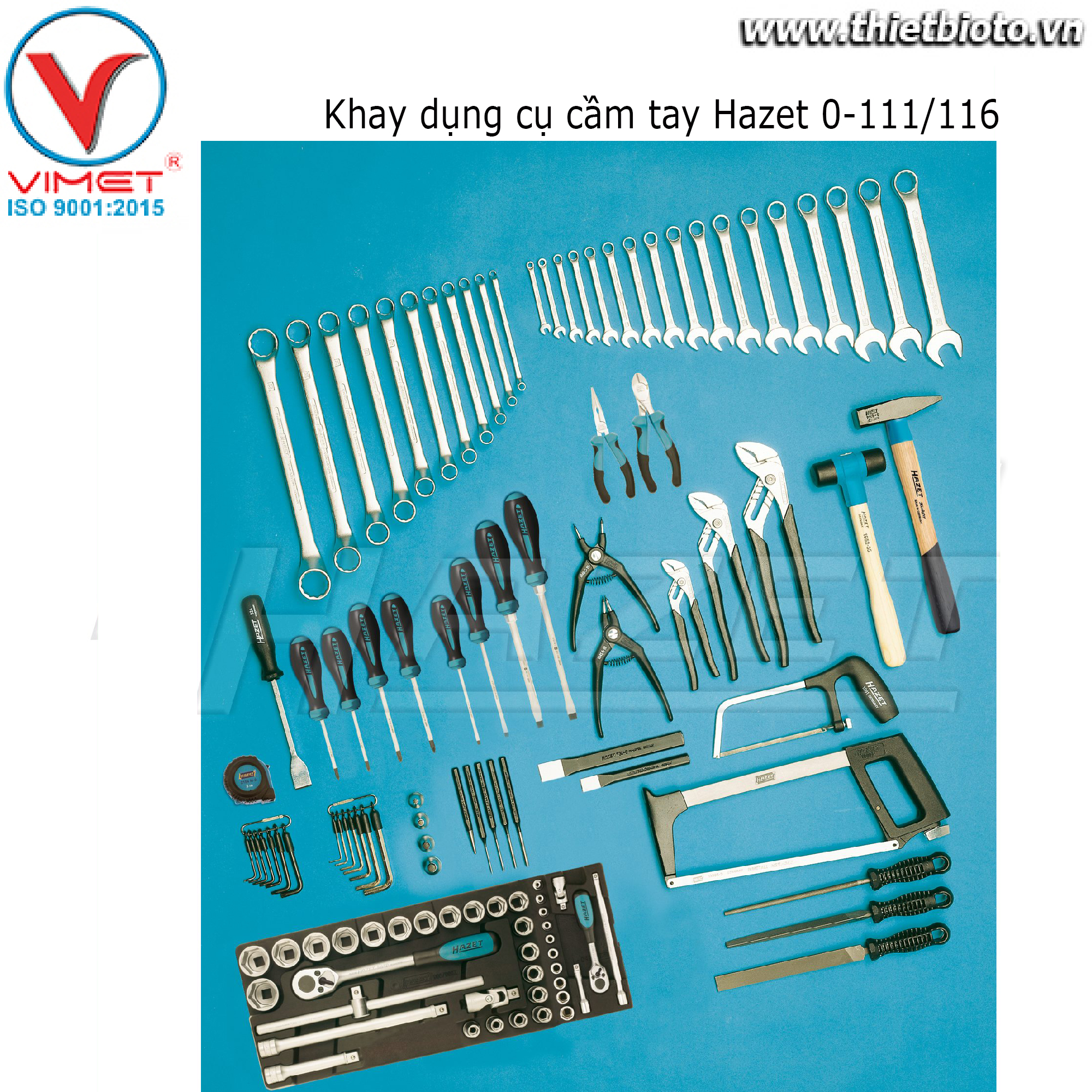 Khay dụng cụ cầm tay Hazet 0-111/116