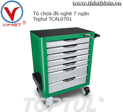 Tủ đựng dụng cụ 7 ngăn cao cấp chống lật Toptul TCAL0701