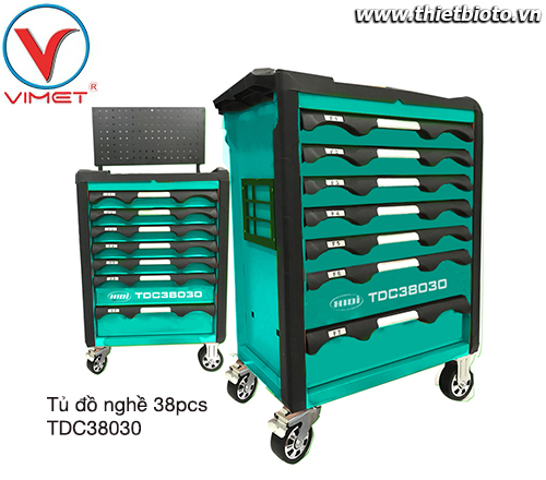 Tủ đồ nghề sửa chữa 7 ngăn 38pcs TDC38030