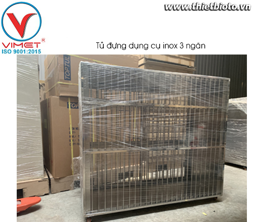 Tủ dụng cụ inox 3 ngăn VIMET TDC03601