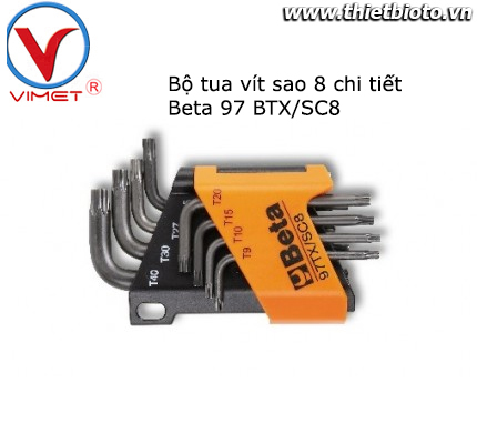 Bộ đầu vít sao 8 chi tiết Beta 97 BTX/SC8