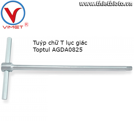 Tuýp chữ T đầu lục giác Toptul AGDA0825