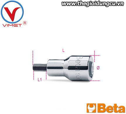 Tuýp đầu lục giác Beta 920 PE/AS 1/8