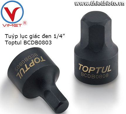 Tuýp đen lục giác 1/4