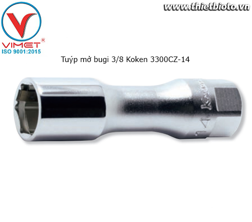 Tuýp mở bugi 3/8 Koken 3300CZ-14