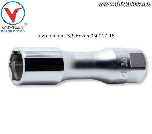 Tuýp mở bugi 3/8 Koken 3300CZ-16