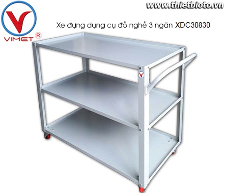 Xe đựng dụng cụ đồ nghề 3 ngăn XDC30830