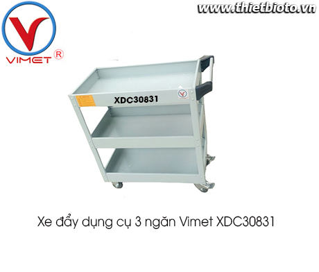 Xe đẩy dụng cụ 3 ngăn Vimet XDC30831